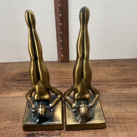 Frankart BOOKENDS 1985 Sarsaparilla NYC DESIGN DECO - Picture 2 of 5